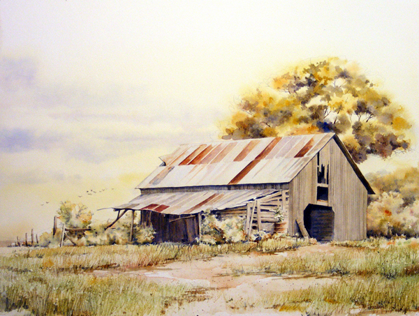Rustic Barn by Thomas A Needham