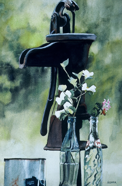 PEPSI VASE Watercolor Still Life by Thomas Needham